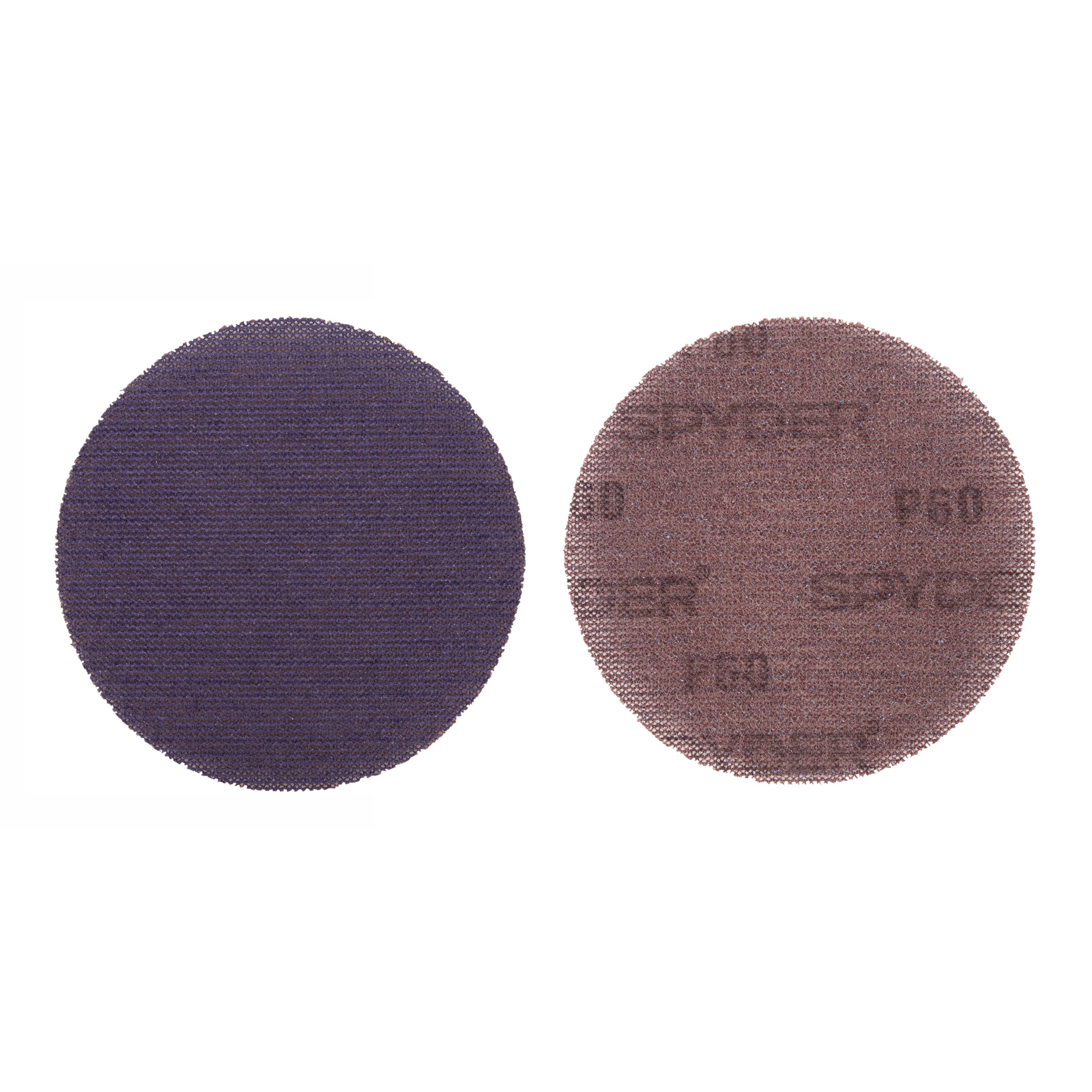 Spyder Ceramic Net Hook and Loop Sanding Discs — 5in., 60 Grit, 10-Pack, Model# 500058